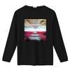 Мягкая хлопковая футболка Tangerine Dream Stratosfear Print Дизайн в стиле ретро рок-группы винтажный стираный топ для повседневной носки