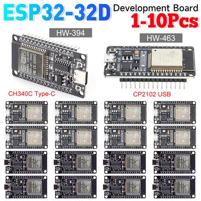 1-10 ШТ. ESP32 -32D Плата разработки ТИП-C CH340C/ CP2102 WiFi+Bluetooth Сверхнизкое энергопотребление Двухъядерный Беспроводной Модуль