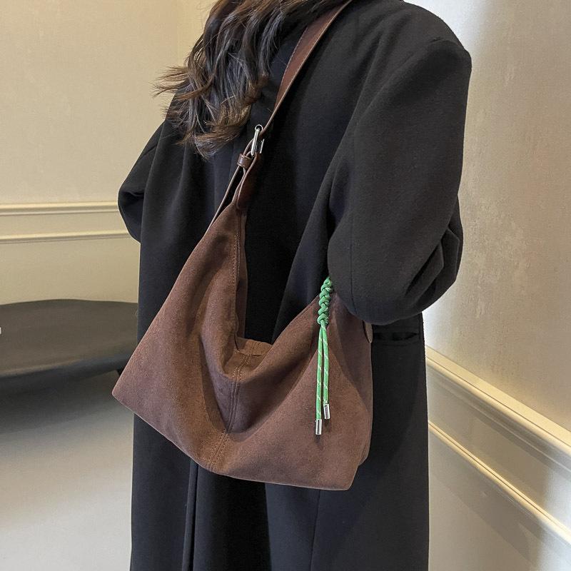 Осенне-зимняя вместительная сумка-мессенджер для поездок на работу, женская новая ретро-тоут под мышкой премиального качества