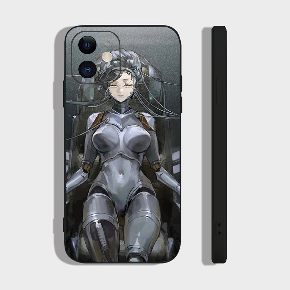Чехол для телефона Lucy Animated Game R-Reverse 1999 для iPhone 17 Air 16 15 14 13 Pro Max 11 12 Черный Силиконовый Чехол