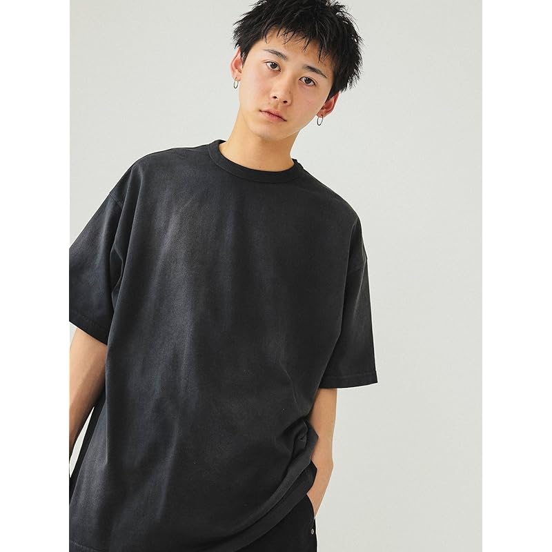 [Beams] S/S TEE vintage like fade T-shirt men's BLACK S 11041285146