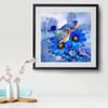 DIY Diamond Painting Blue Birds and Flowers Cross Stitch Kit Mosaic Art Diamond Painting Full Circle/Square Diamond Home Decoration