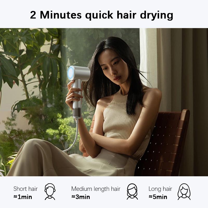 Xiaomi MIJIA H501 High Speed Hair Dryer 62m/s Wind Speed Negative Ion Hair Care 110000 Rpm Dry 220V CN Version