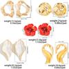Salircon 5 Styles Trendy Irregular Geometry Metal Stud Earrings Set for Women Exquisite Piercing Earring Jewelry 2026 New Gift