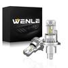 Сверхъяркий светодиодный автомобильный H4 фонарь головного света WENLE, Лампа, Переключение ближнего/дальнего света, Совместим с новыми техосмотрами,
