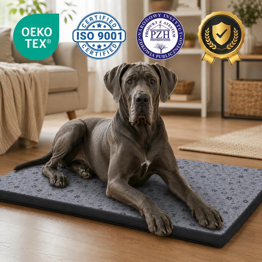 [20] Orthopedic Dog Bed, Pet Mattress 120x90cm LAZOREK120R
