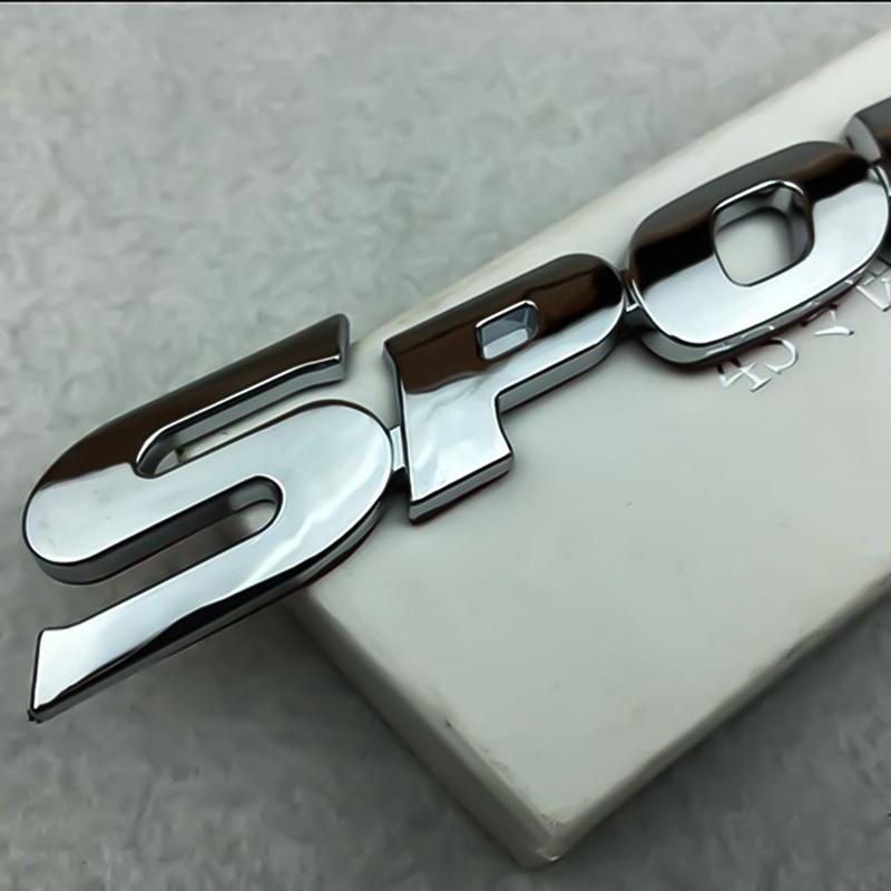 3D автомобильная наклейка, спортивная эмблема, пластиковый хромированный логотип, наклейка на дверь для автомобиля, аксессуары для украшения автомобиля