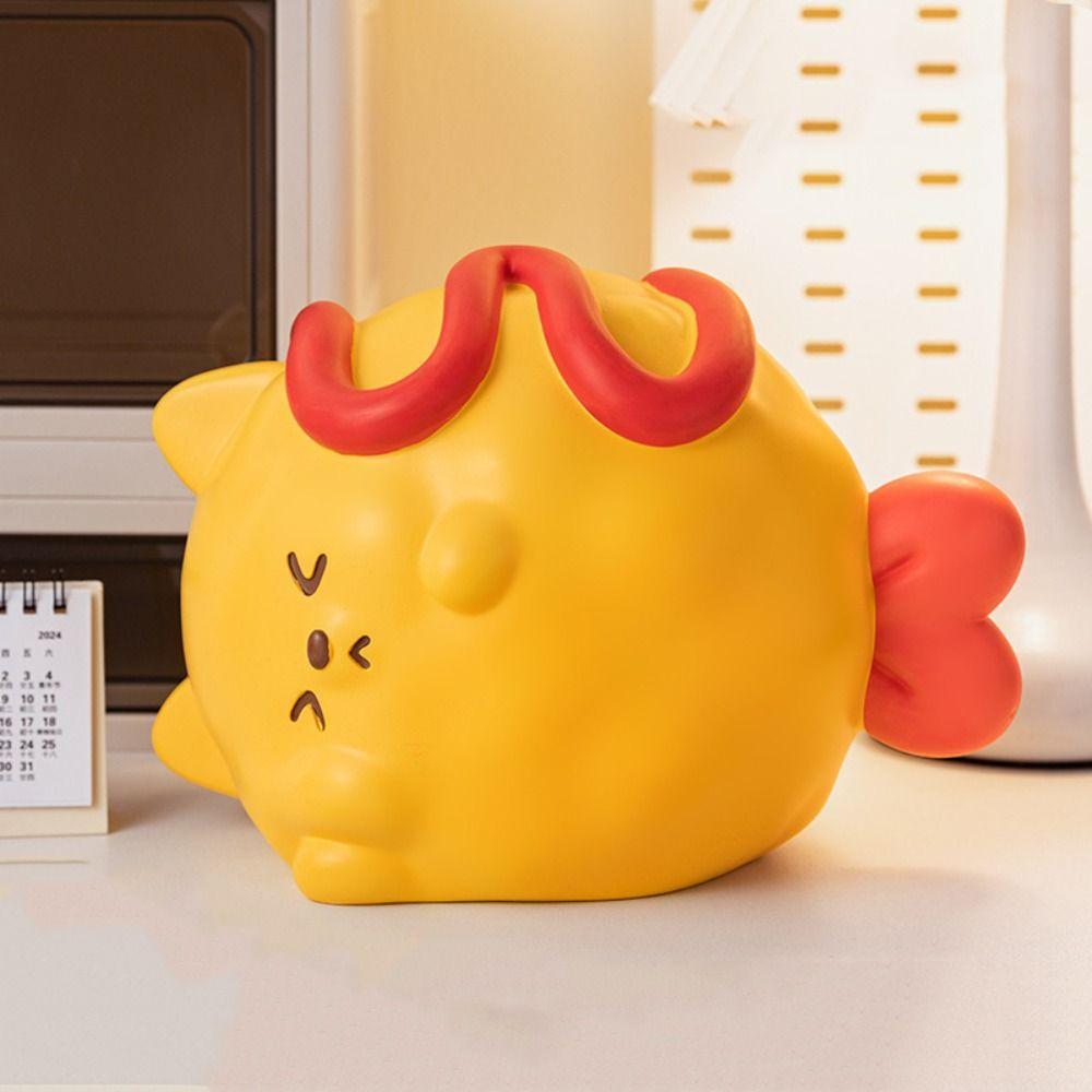 Vinyl Piggy Bank Large Capacity Saving Box Animal Figurines Money Boxes Home Decoration