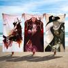 Литература V-Вампир H-Охотник D Полотенце Пляжное Душевое Ванна Путешествие Легкое Приятное для Кожи для Бассейна Кемпинга Круиза Лето