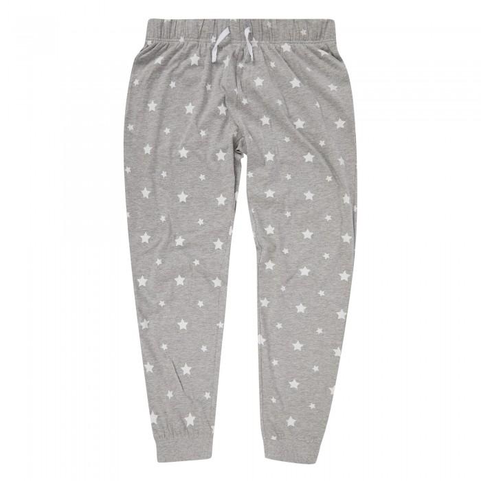 SF Women Womens/Ladies Heather Stars Cuffed Jogging Bottoms