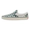 Vans Классические слипоны 'Checkerboard Green True White' Кроссовки VN000BVZBGN
