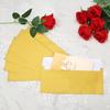 100 Pack Gold Metallic #10 Business Envelopes 4-1/8 x 9-1/2 in Square Flap Mailing Envelopes for Office, Business Letterhead, Invoices, Personal