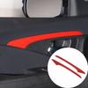 Красная ABS Накладка на внутреннюю дверную панель для Honda Pilot 2015-22