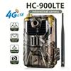 20МП 4G LTE Беспроводная фотоловушка для дикой природы с функцией MMS SMS Email HC900 LTE 1080P Мобильная surve