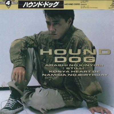 12-дюймовая пластинка HOUND DOG Arashi No Kinyobi Still Konya Hear 12AH1975 CBS SONY 1985 Япония Obi Японский PopRock Б/у