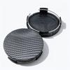 4pcs ABS Carbon Fiber Weave Logo Car Wheel Center Caps 65MM 63MM Rim Hubcaps Dust Cover Wheels Hub Cap Replace Car Accessories