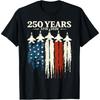 Винтажная celebratory одежда к 250-летию Американская 1776 2026 250-й День Рождения США Футболка Креативный Дизайн Футболка Мужчины Женщины Хлопок ...