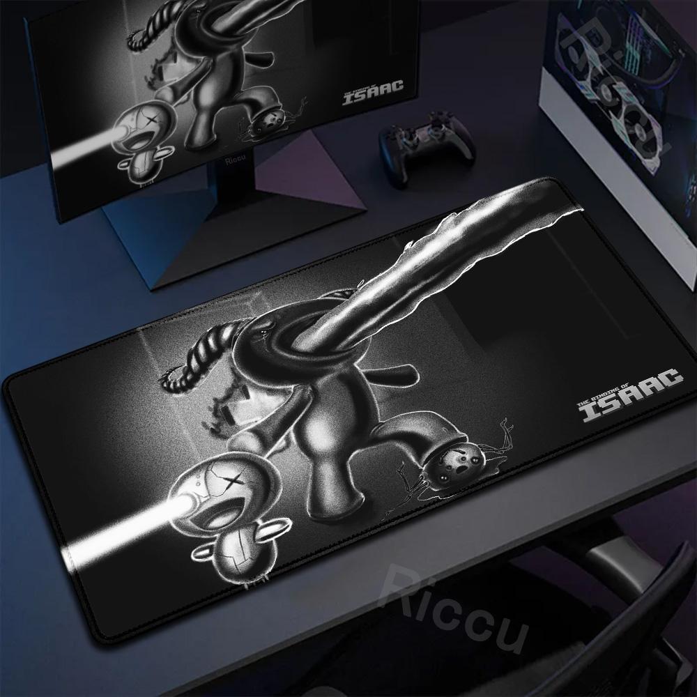 Anime The Binding Of Isaac Mousepad Game Keyboard Lock Edges Mice Pad Computer Accessories Non-slip Deskmats Pc Cabinet Mausepad