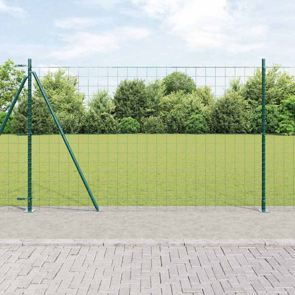 Welded Wire Fence with Concrete Foundation 10 x 1.4 m (W x H)