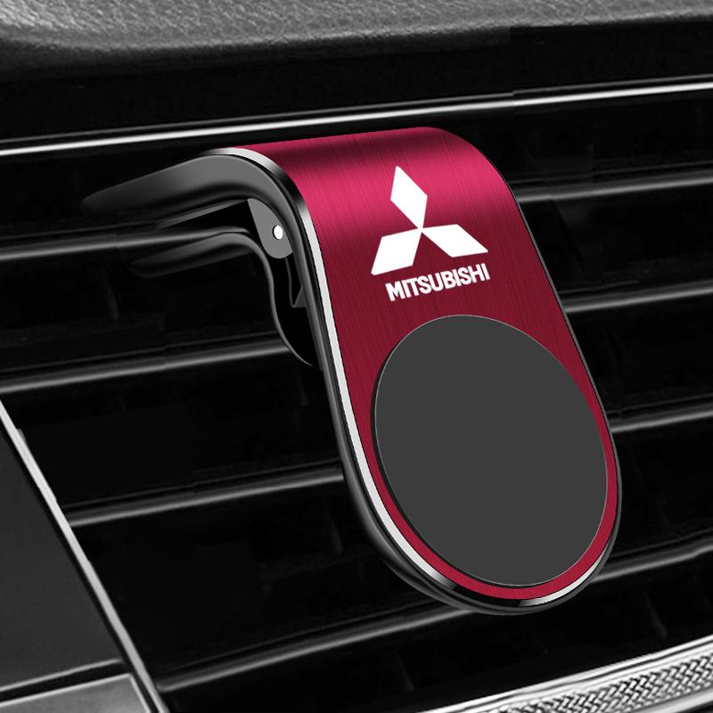 Металлический магнитный держатель для телефона в машину для Mitsubishi ASX LANCER OUTLANDER PAJERO Ralliart Аксессуары Стайлинг автомобиля