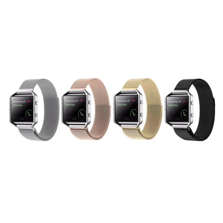 Для часов Fitbit Blaze Ремешок Магнитная застежка Застежка Нержавеющая сталь Браслет