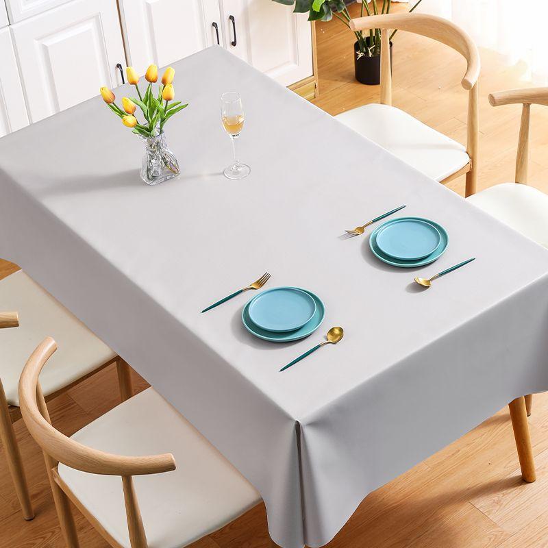 Водонепроницаемая и маслостойкая скатерть из ПВХ, прямоугольная минималистичная скатерть с цветочным рисунком для чая