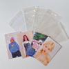 10/50 шт. Держатель для фотокарточек K-pop Коллекционная книга для карточек айдолов Зажим для фотобумаги Пустой лист Защитная обложка для фотокарточки айдола Чехол для фотокарточки K-pop