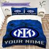Custom Name Inter Milan Bedding,Quilt Set Quilt Cover Pillowcase Home Birthday Gift(1 * duvet cover + 2 * pillowcase, without core)_xia
