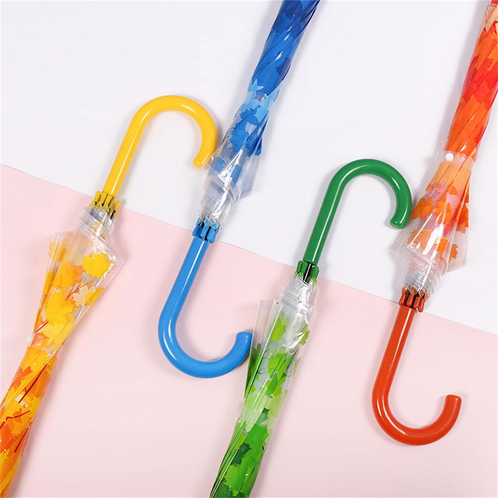 Прозрачный зонт-пузырь с рисунком листьев, трость, автоматический, прозрачный купольный зонт, прозрачный купольный зонт для детей и взрослых