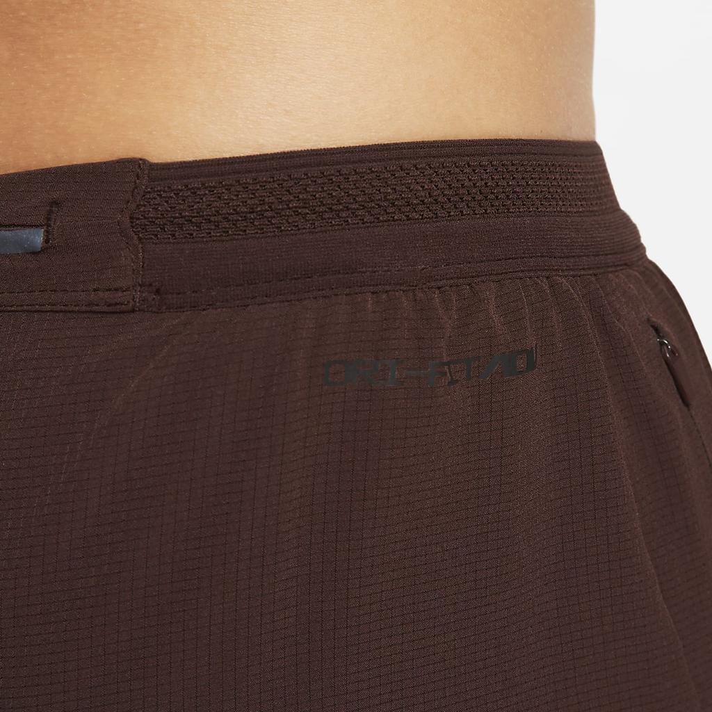 Nike Solid Color Logo High Waist Drawstring Knit Sports Pants Men bottoms Brown DM4616-227