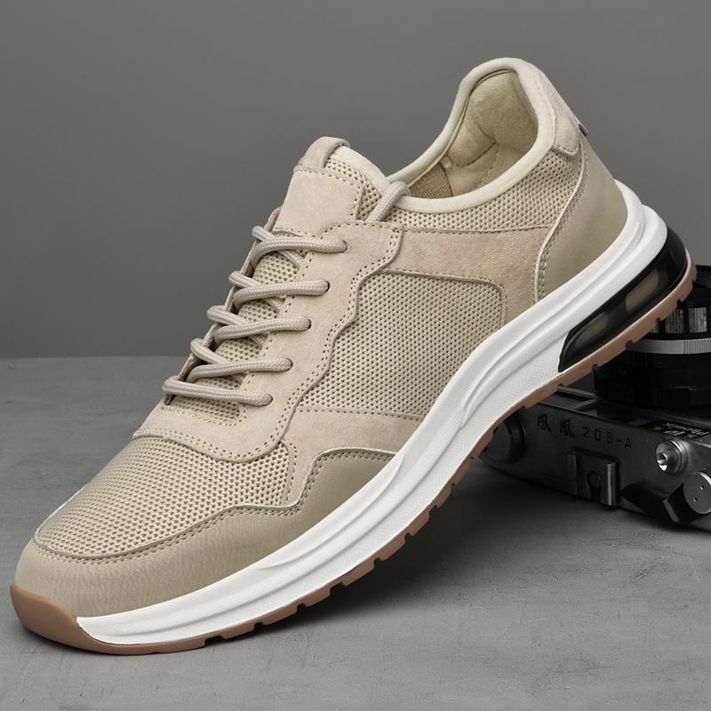 Модная мужская обувь из натуральной кожи, новые модные мужские кроссовки, удобная легкая повседневная обувь для прогулок на открытом воздухе, теннисная обувь для мужчин