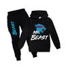Kids Mr Beast Jumper Pullover Tops With Pants Trousers Suit Sets