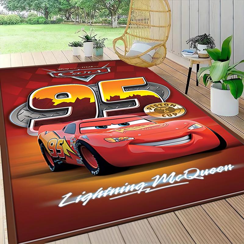 Cars Mcqueen Carpet Rug Soft Washable Antislip Home Living Room Sofa Mats Personalized Christmas Rug