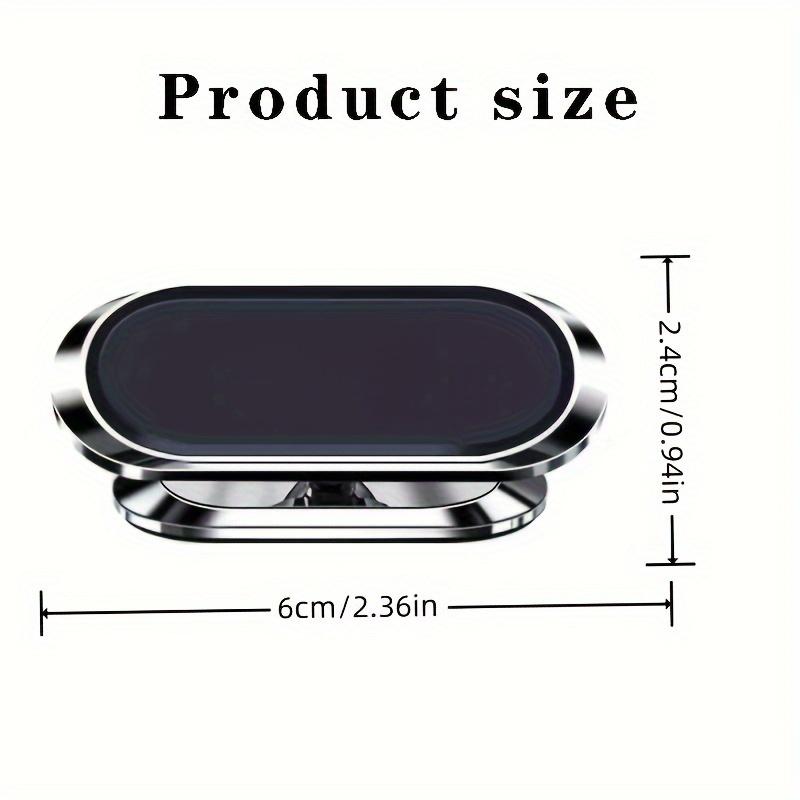 Универсальный магнитный автомобильный держатель Прочный алюминиевый сплав, Водонепроницаемый и Ударопрочный, Регулируемый на 360 градусов для приборной панели