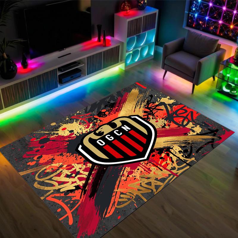 OGC Nice FC Дизайн Кристальный Велюровый Ковер Уютный Не?Нескользящий ковер с принтом для спальни, гостиной, прихожей