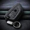 Кожаный чехол для ключа автомобиля для BMW X1 X3 X5 X6 X7 F20 F15 F16 F48 G20 G30 G01 G02 G05 G11 G32 1 3 7 Серии Брелок Замшевые Аксессуары