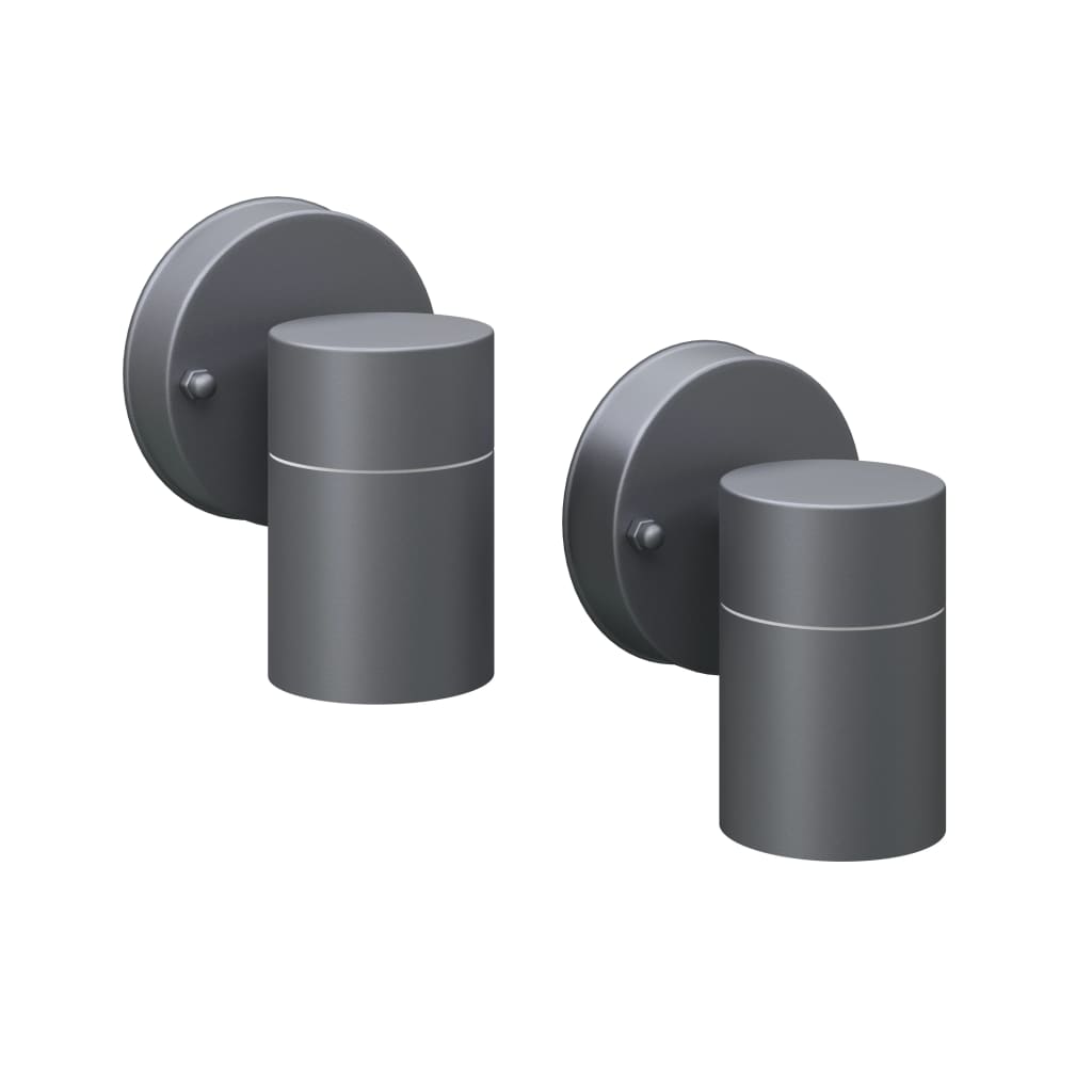 Outdoor Wall Lights 2 pcs Stainless Steel Downward Lighting