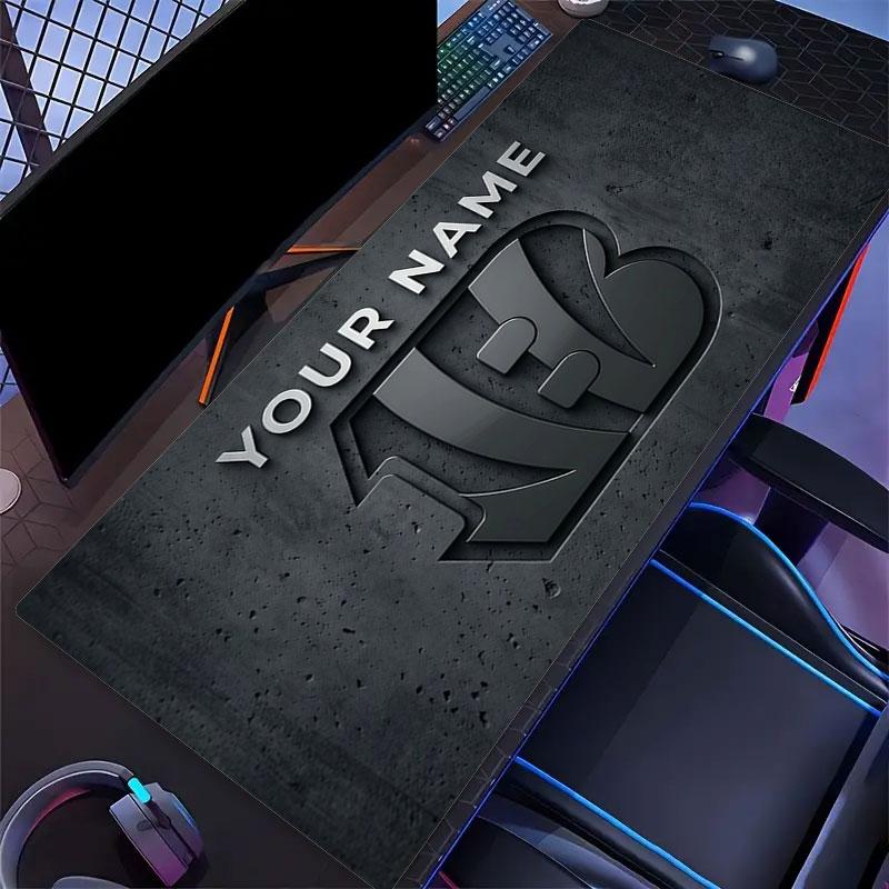 Custom Name,Cincinnati Bengals Mouse Pad, Large Gaming Desk Mat, Non-slip XXL Mousepad for Laptop & Tablet, Mini PC Playmat with Stitched Edges