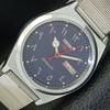 ЯПОНИЯ ВИНТАЖНЫЕ ВОССТАНОВЛЕННЫЕ SEIKO 5 АВТОМАТИЧЕСКИЕ 6309A МУЖСКИЕ ЧАСЫ С СИНИМ ЦИФЕРБЛАТОМ a441319-5