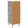 Drawer Cabinet Concrete Grey 33 x 34.5 x 90 cm Particleboard