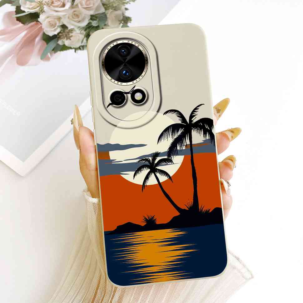 New For Huawei nova 12 5G BLK-AL00 Case Luxury Flower Butterfly Silicone Back Cover For Huawei Nova12 5G Phone Cases Bumper