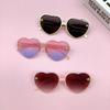 Модные детские солнцезащитные очки Bee Peach Heart, модные детские солнцезащитные очки Street Shot, солнцезащитные очки с круглым лицом