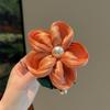 Three-dimensional Flower Hair Circle High Elastic Flower Ponytail Head Rope Hair Accessories Women