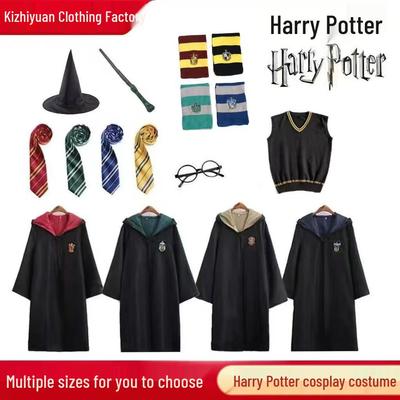 Гарри Поттер Гриффиндор Детская Косплей Мантия - Набор Школьной Формы Волшебника с Аксессуарами