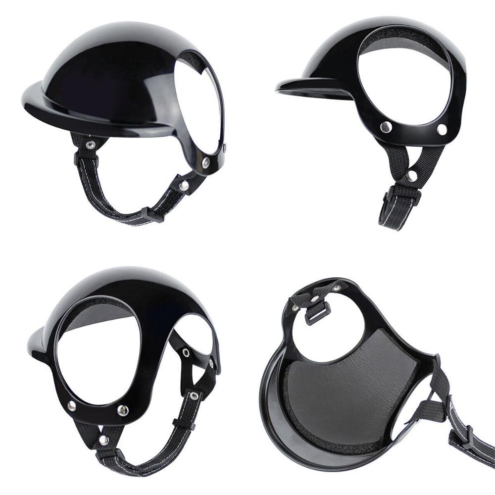 Регулируемая прочная кепка для питомца, мотоциклетный шлем, аксессуары для питомца с отверстиями для ушей, шлемы для питомцев
