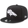 Кепка New Era Denver Broncos NFL Черная Белая 9FIFTY Снэпбэк Регулируемая Кепка Взрослая Один Размер