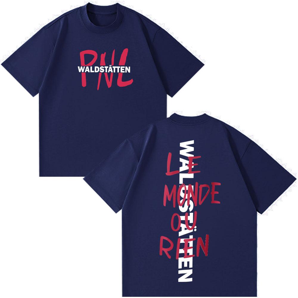 Rapper PNL Que La Famille Le Monde Chico Album Tshirt Unisex Women Fashion Hip Hop Tshirts Cotton Casual Aesthetic Trend T Shirt