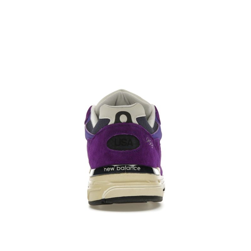 New Balance Teddy Santis x 993 Сделано в США Межзвездные Мужские Кроссовки Фиолетовый Темный-Меркурий Белый U993PG