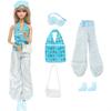 Doll Clothes and Accessories for 30cm Doll Bags Shoes Hat Outfits 1/6 11.5 Inch Dollhouse Playset (NO DOLL)