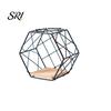 Decorative Wall Storage Shelf Large-Capacity Rack with Hexagonal Shape Art No Drill Display Stand Mounted for Living Room Layered